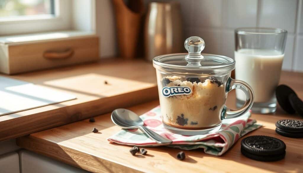 storing mug cake leftovers