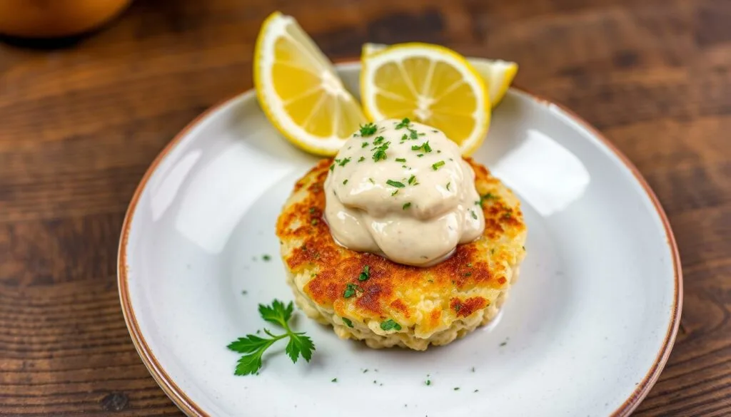 Delicious crab cake remoulade Delicious crab cake remoulade