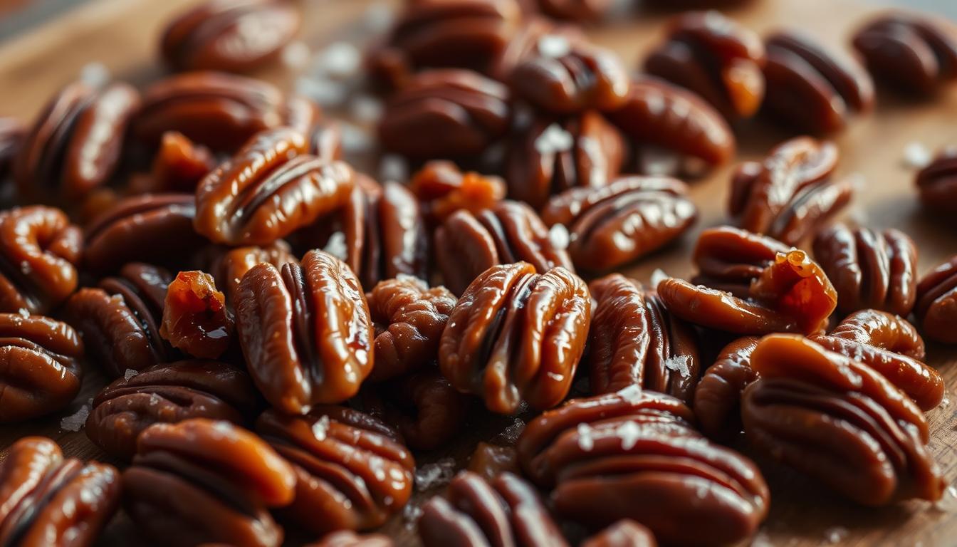 How do you keep candied pecans from sticking together