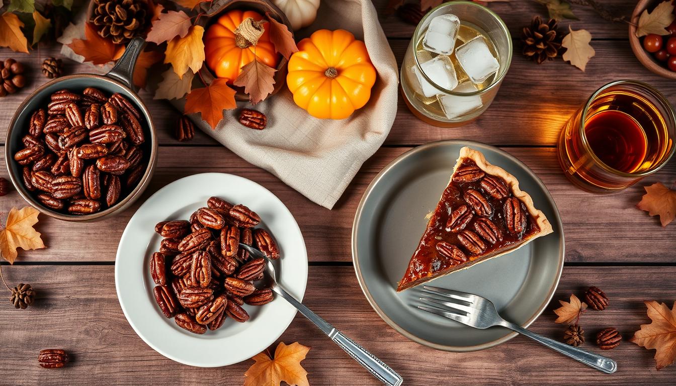 How long can you soak pecans in bourbon