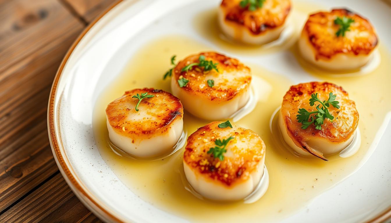 Is it better to fry scallops in oil or butter