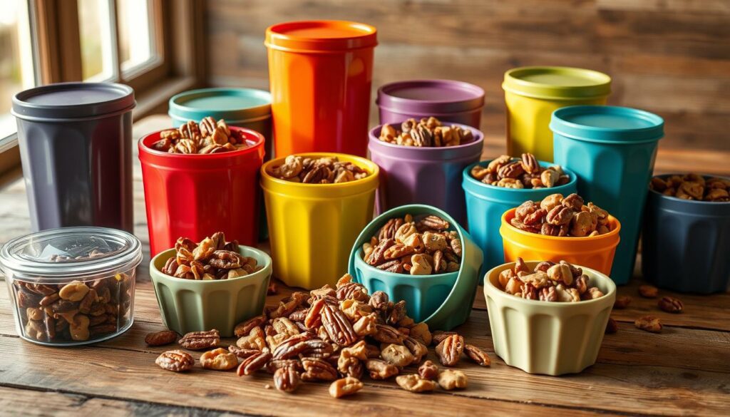 airtight containers for storing snack mix