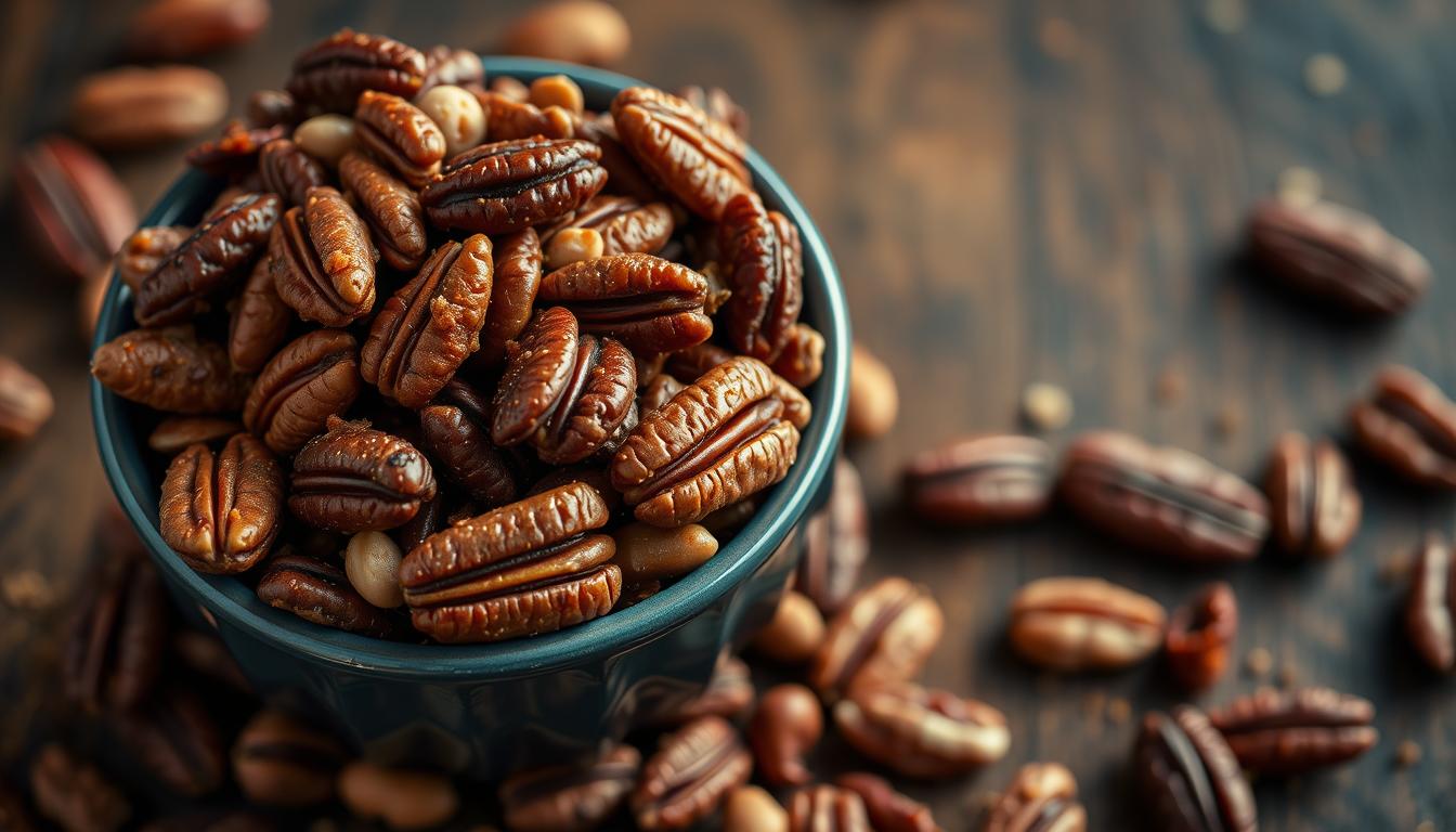 how to bourbon infused pecans with cayenne pepper recipe