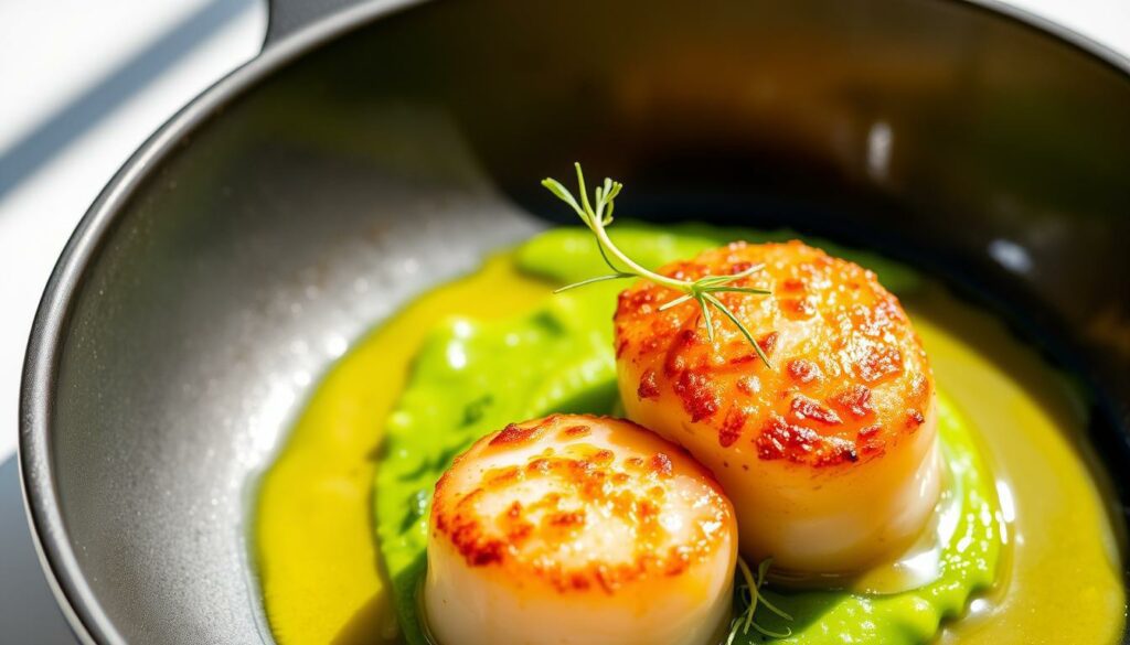 pan-seared scallops