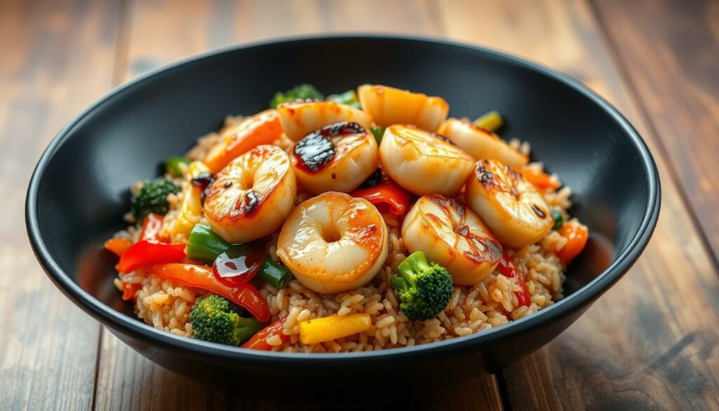 scallop stir fry