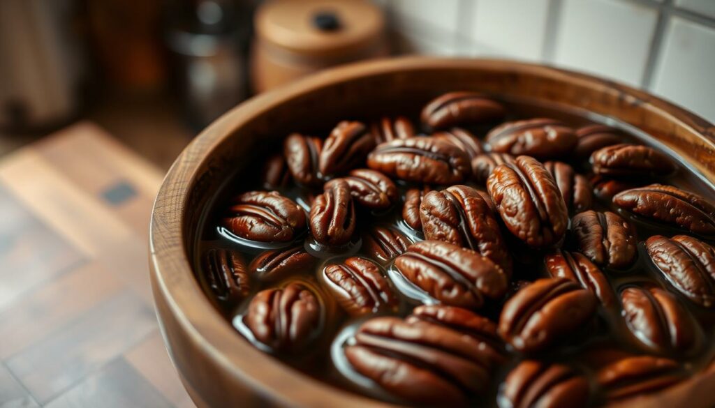 soaking nuts in alcohol