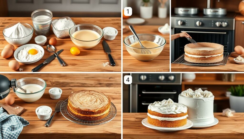 step-by-step cake recipe