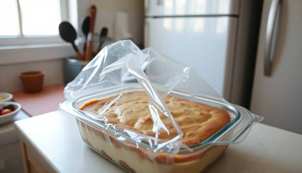 storing pudding cake