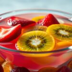 How to add fruit to gelatin?