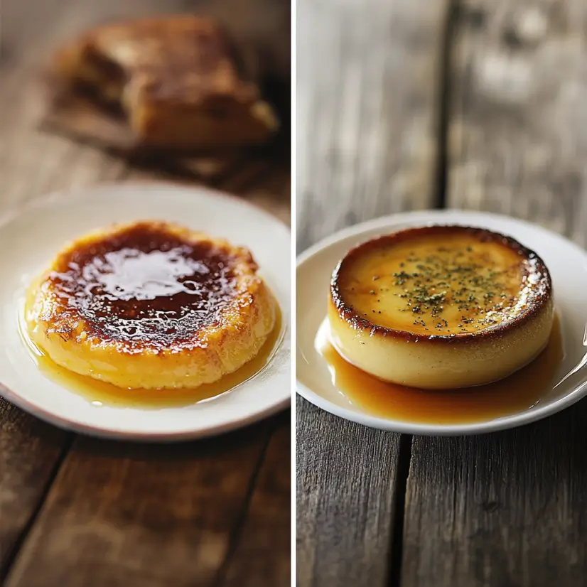 Crème brûlée vs custard comparison