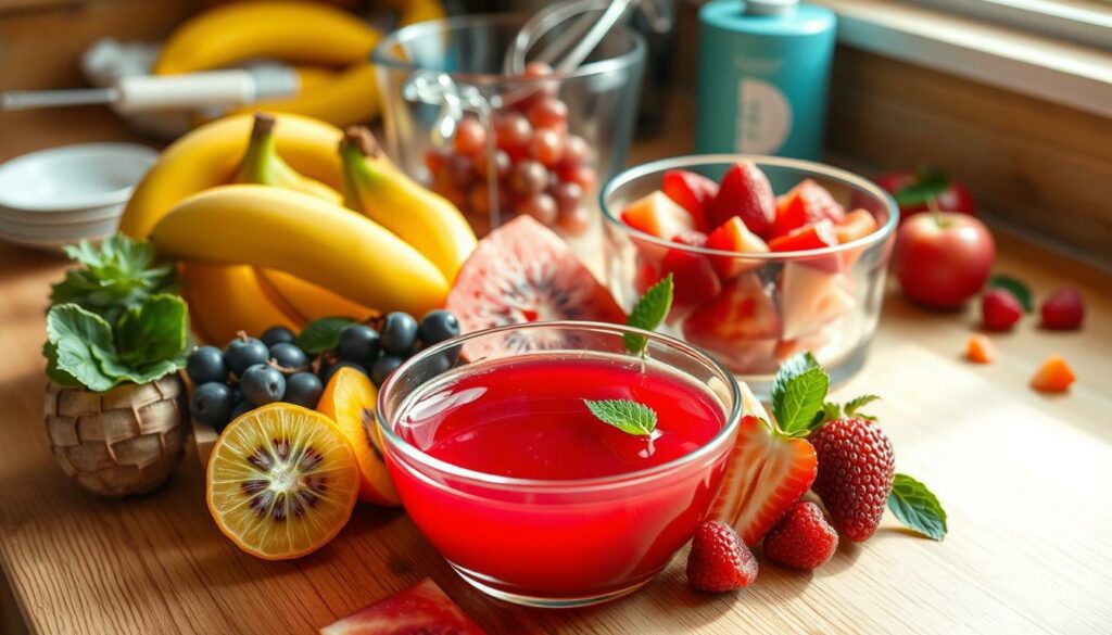 Make Fruit Gelatin with Pureed Fruit