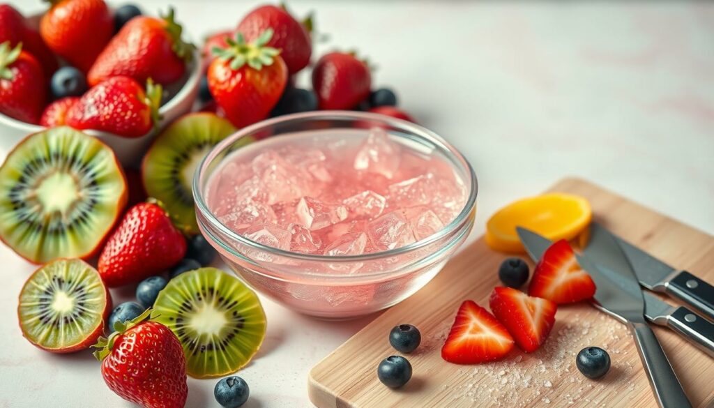 tips for incorporating fruit into gelatin