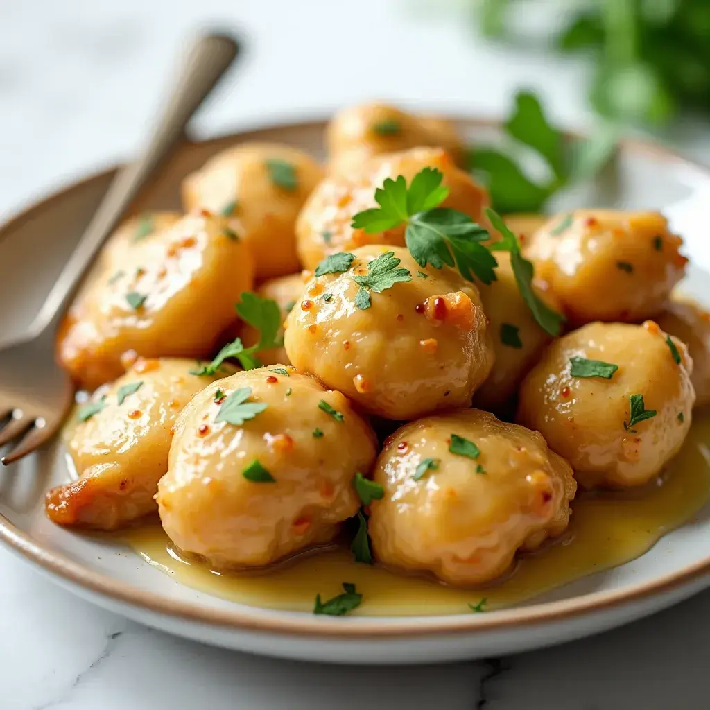 comforting garlic butter chicken bites